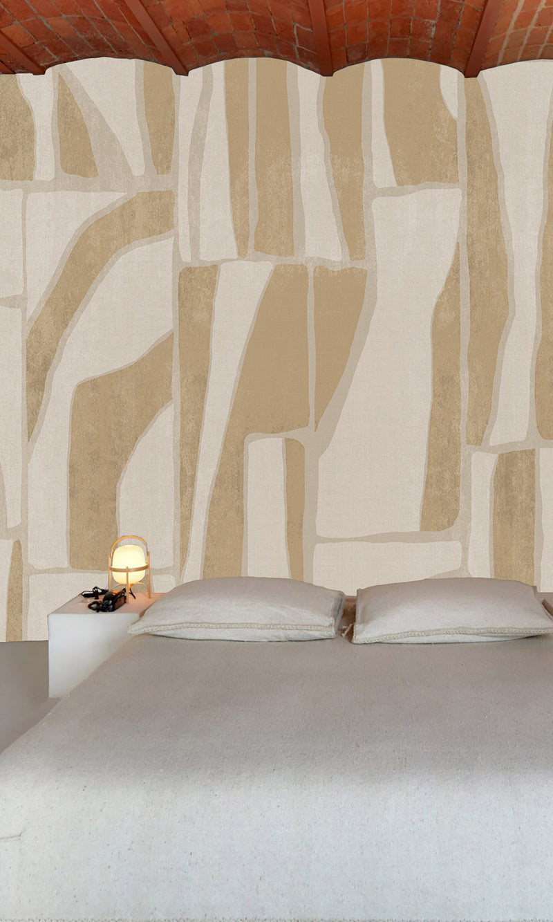 Thuraya Nebula Irregular Natural Shapes Taupe MG1726