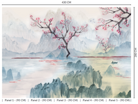 Thuraya Nebula Blush-Pink Cherry Blossoms Pink MO1629