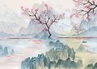 Thuraya Nebula Blush-Pink Cherry Blossoms Pink MO1629