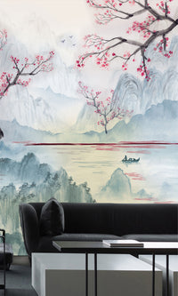 Thuraya Nebula Blush-Pink Cherry Blossoms Pink MO1629