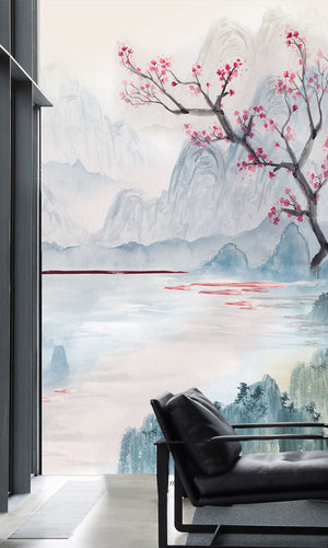 Thuraya Nebula Blush-Pink Cherry Blossoms Pink MO1629