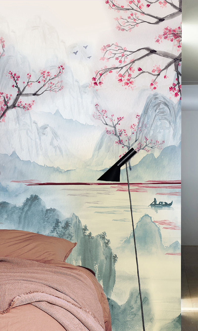 Thuraya Nebula Blush-Pink Cherry Blossoms Pink MO1629