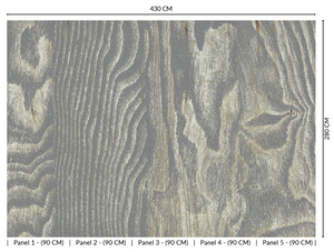 Thuraya Nebula The Beauty of Wood Gray MS1153-TN - Sample