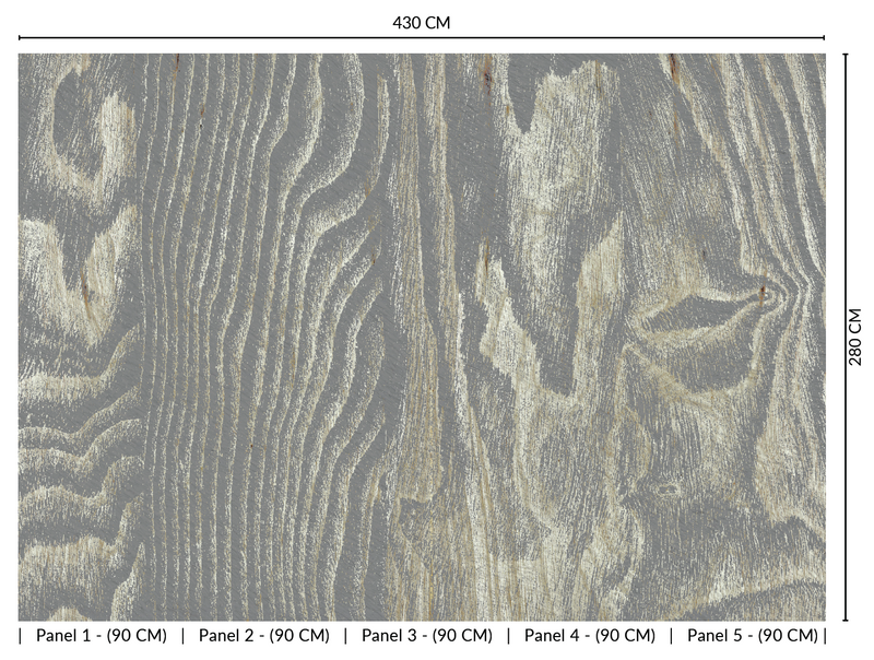 Thuraya Nebula The Beauty of Wood Gray MS1153-TN - Sample