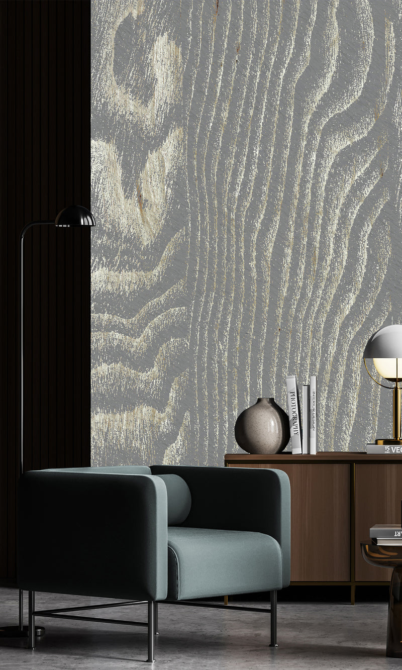 Thuraya Nebula The Beauty of Wood Gray MS1153-TN - Sample