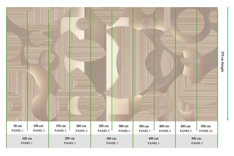Muance Mirage Mosaic Beige Bronze MU15007 Sample