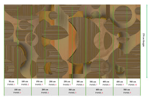 Muance Mirage Mosaic Ochre Brown MU15009 Sample