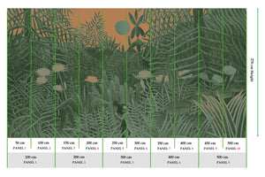 Muance Blossom Bliss Orange Green MU15012 Sample