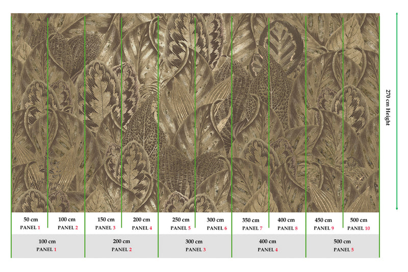 Muance Vibrant Wonderland Khaki MU15019 Sample