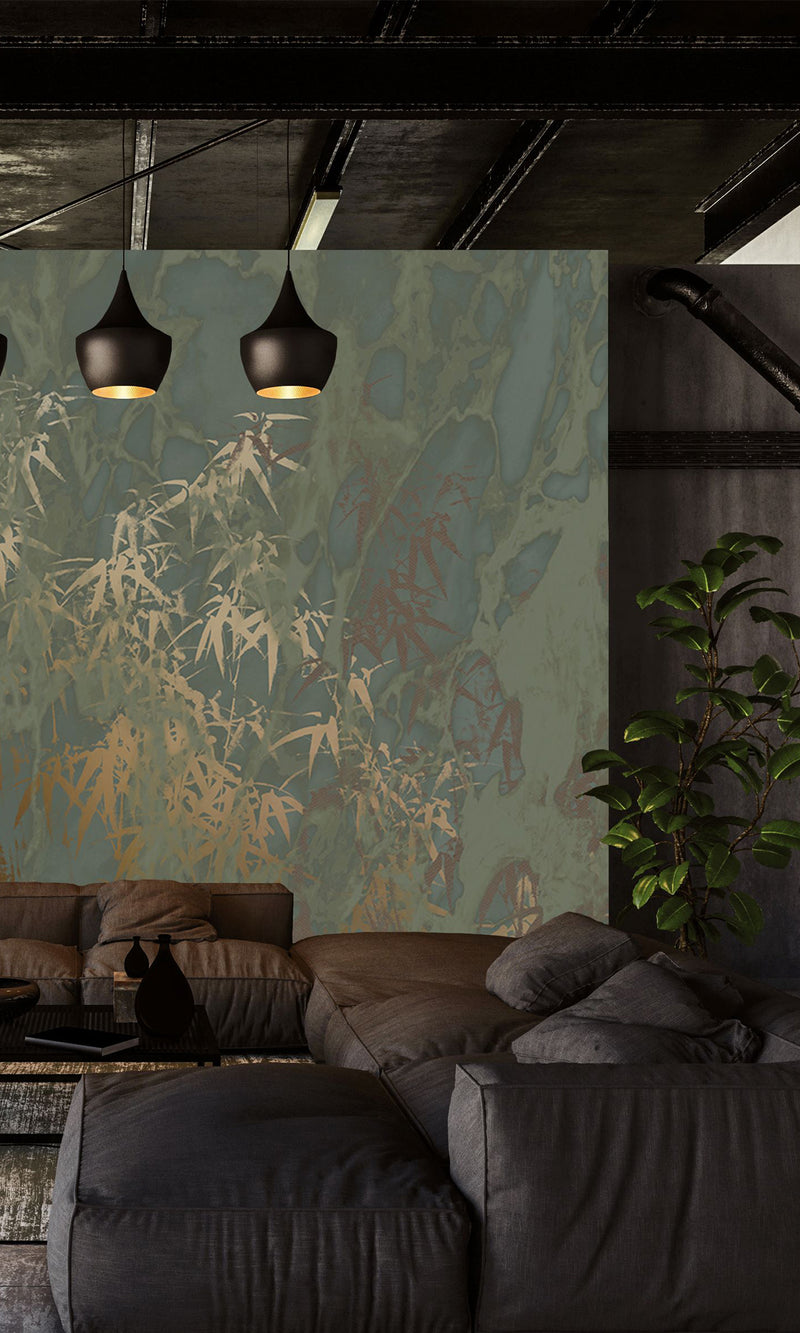 Muance Paradise Dark Moss Green MU15048 Sample