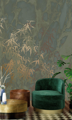 Muance Paradise Dark Moss Green MU15048 Sample