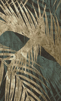 Muance Twilight Tapestry Navy Blue Gold MU15058 Sample