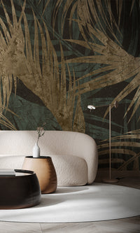 Muance Twilight Tapestry Navy Blue Gold MU15058 Sample