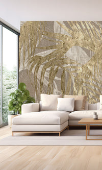 Muance Twilight Tapestry Khaki Gold MU15059 Sample