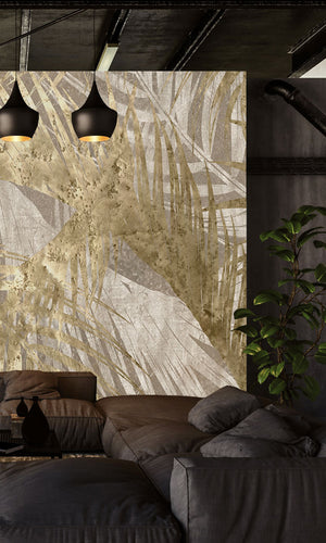 Muance Twilight Tapestry Khaki Gold MU15059 Sample