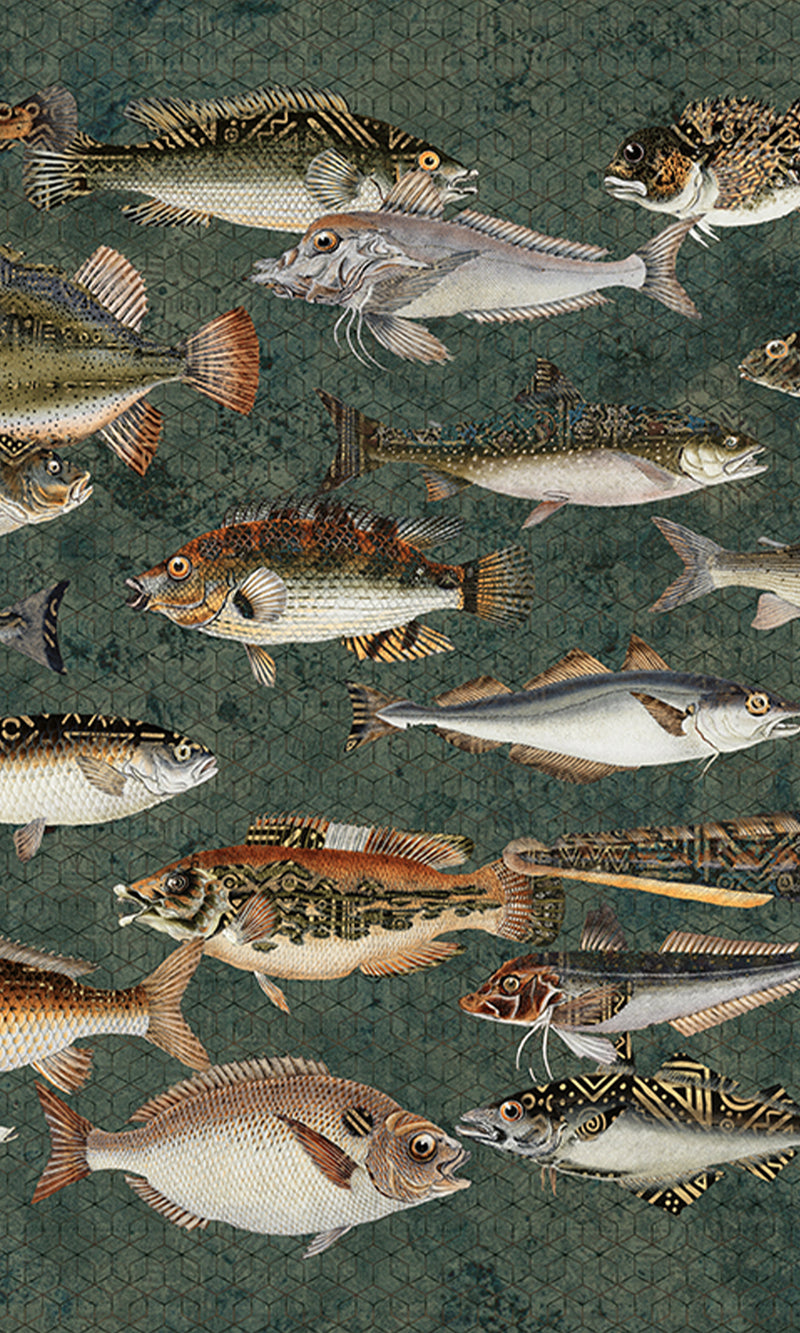 Muance Underwater Dark Green MU15062 Sample