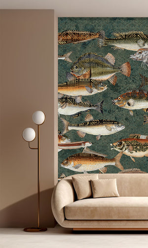 Muance Underwater Dark Green MU15062 Sample