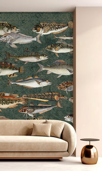 Muance Underwater Dark Green MU15062 Sample