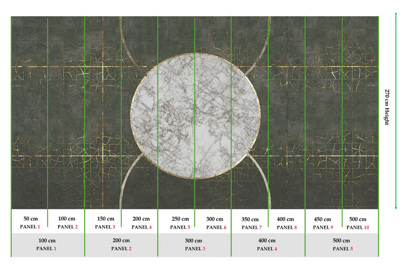 Muance Celestial Dark Green MU15065 - Sample
