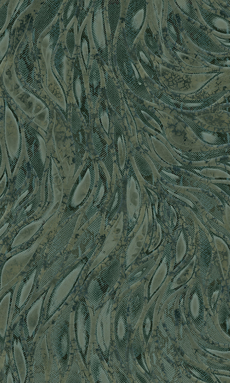 Muance Cascade Navy Green MU15071 Sample