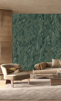 Muance Cascade Navy Green MU15071 Sample