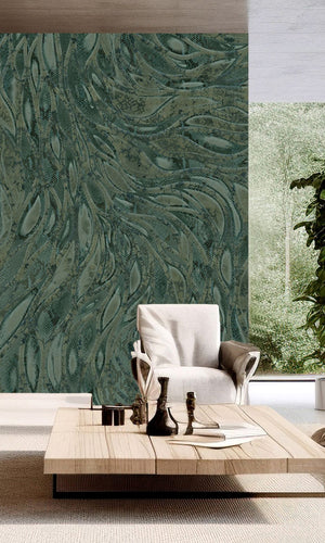 Muance Cascade Navy Green MU15071 Sample