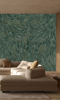Muance Cascade Navy Green MU15071 Sample