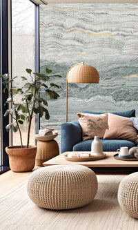 Muance Elegance Ash Green MU15074 Sample