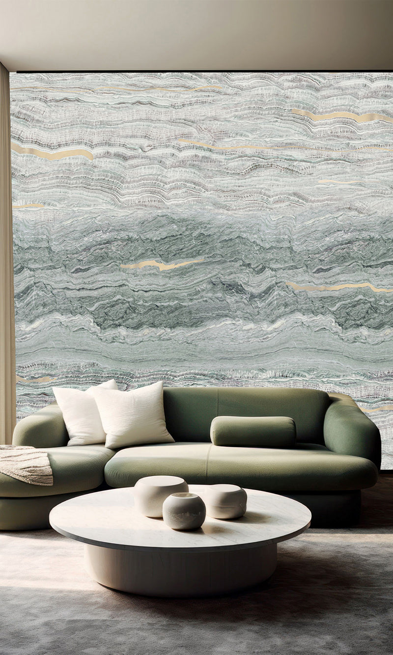 Muance Elegance Ash Green MU15074 Sample