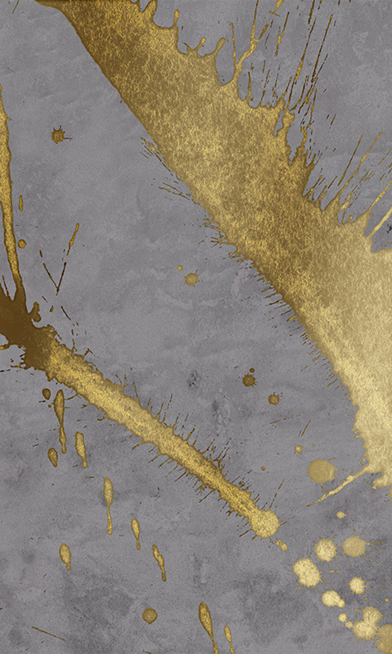 Muance Splash Effect Ash Blue Gold MU15077 Sample