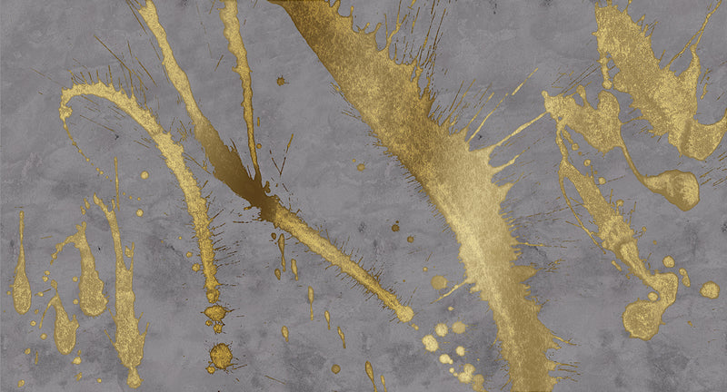 Muance Splash Effect Ash Blue Gold MU15077 Sample