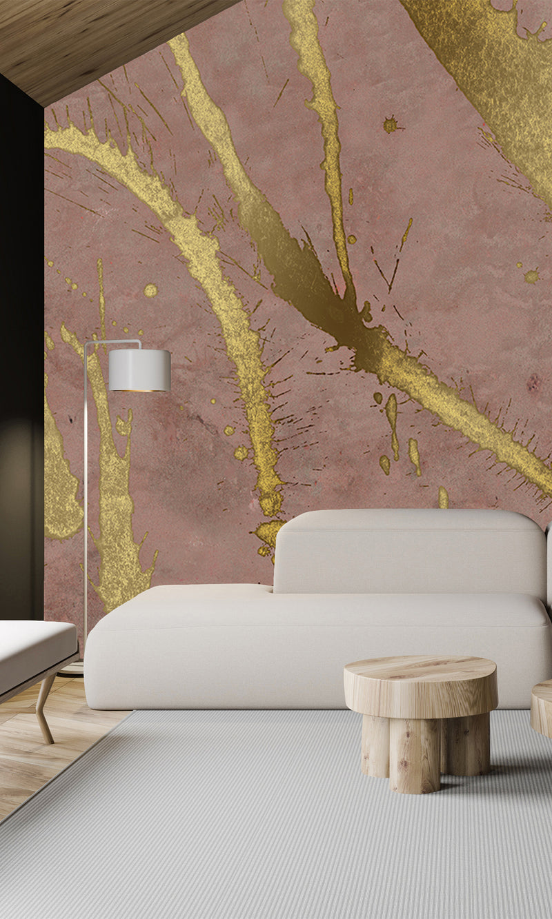 Muance Splash Effect Ash Pink Gold MU15078 Sample