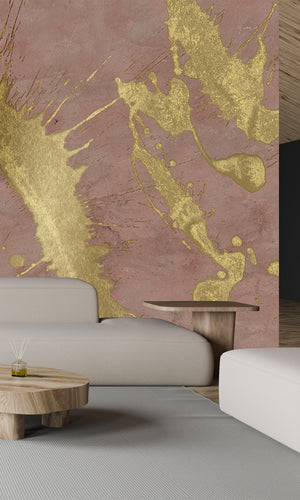 Muance Splash Effect Ash Pink Gold MU15078 Sample