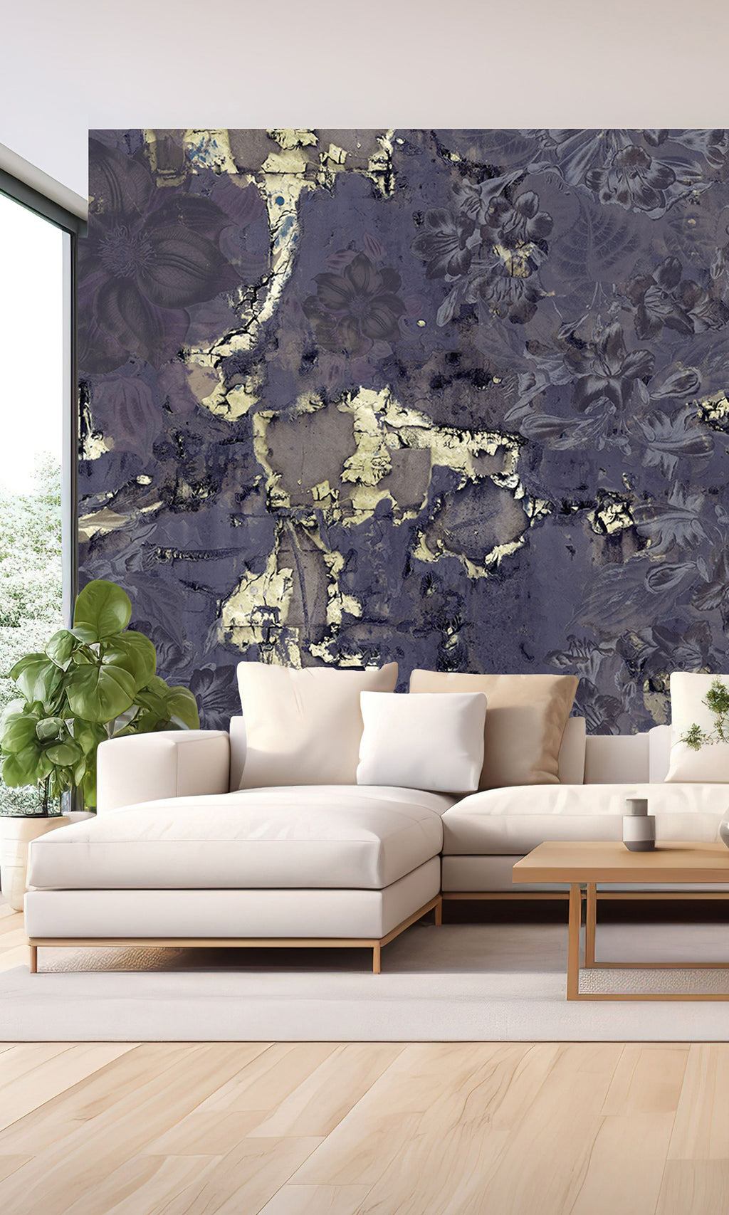 Muance Symphony Navy Gold MU15080 Sample