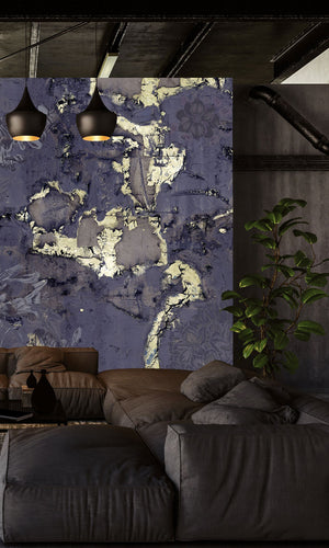 Muance Symphony Navy Gold MU15080 Sample