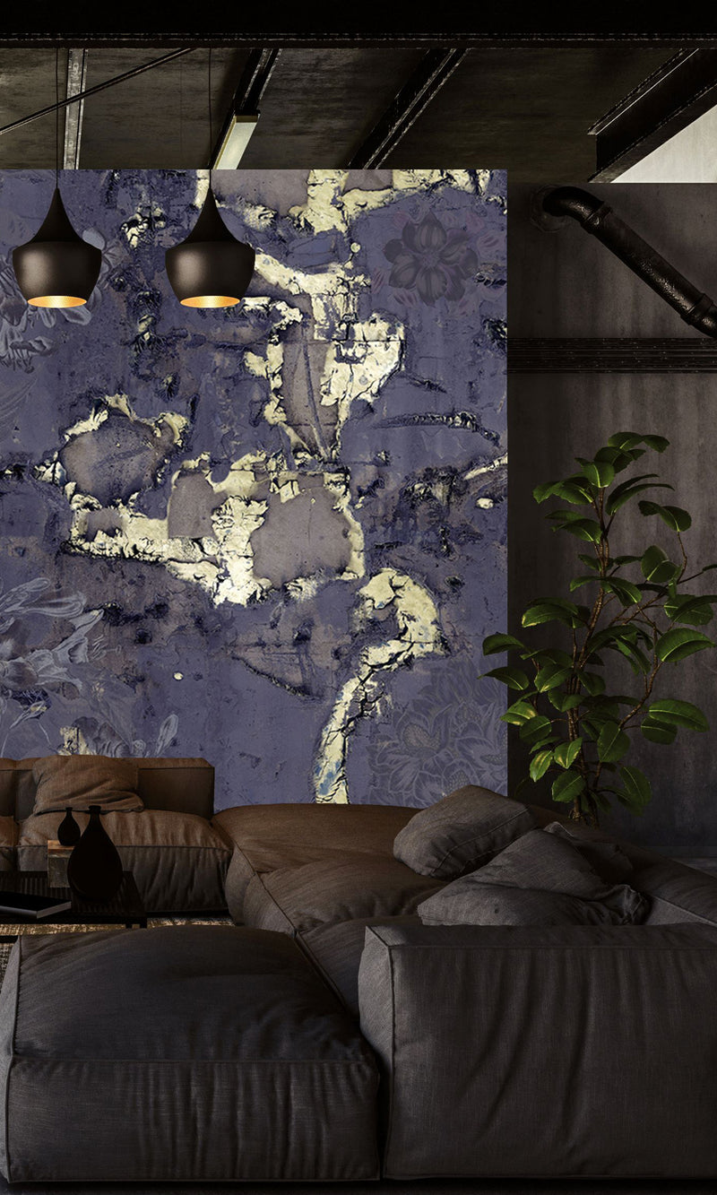 Muance Symphony Navy Gold MU15080 Sample