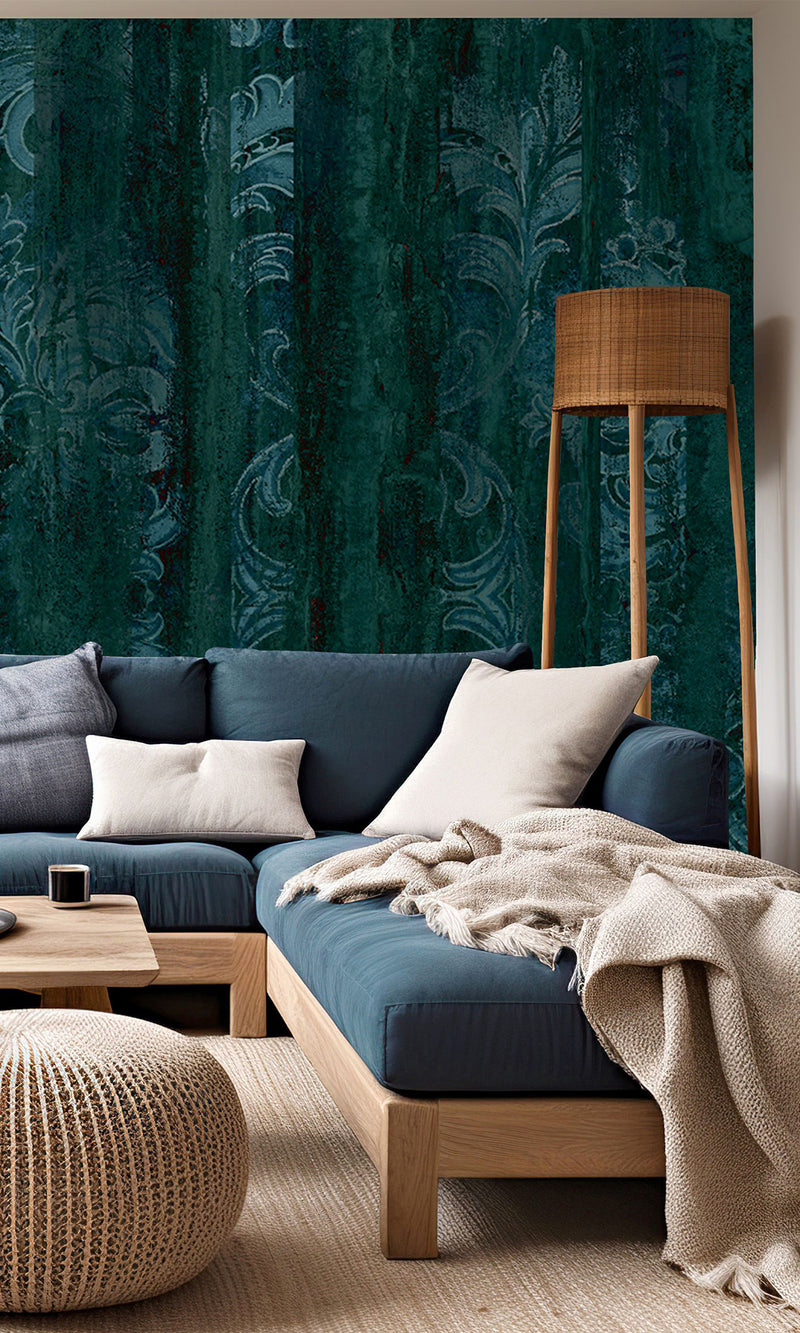 Muance Curtain Call Navy Blue MU15084 Sample