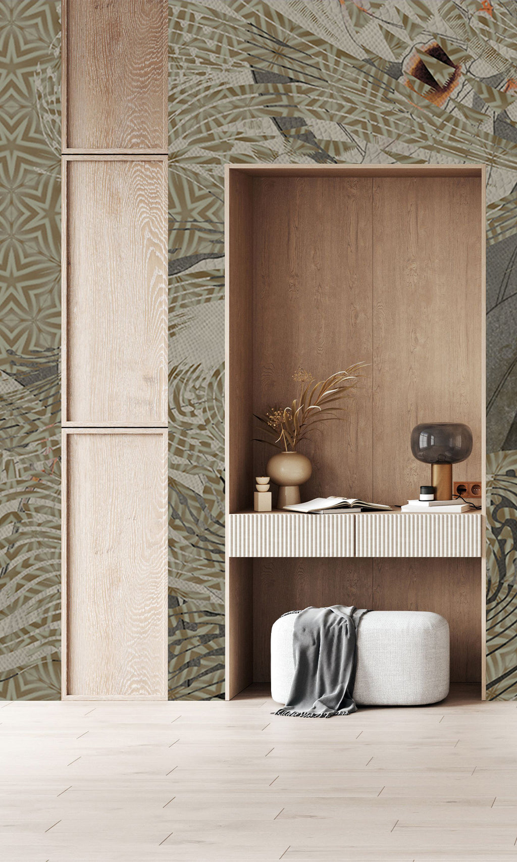 Muance Rainbow Tropics Khaki Ochre MU15087 Sample
