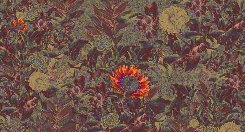 Muance Paradise Burgundy MU15096 Sample
