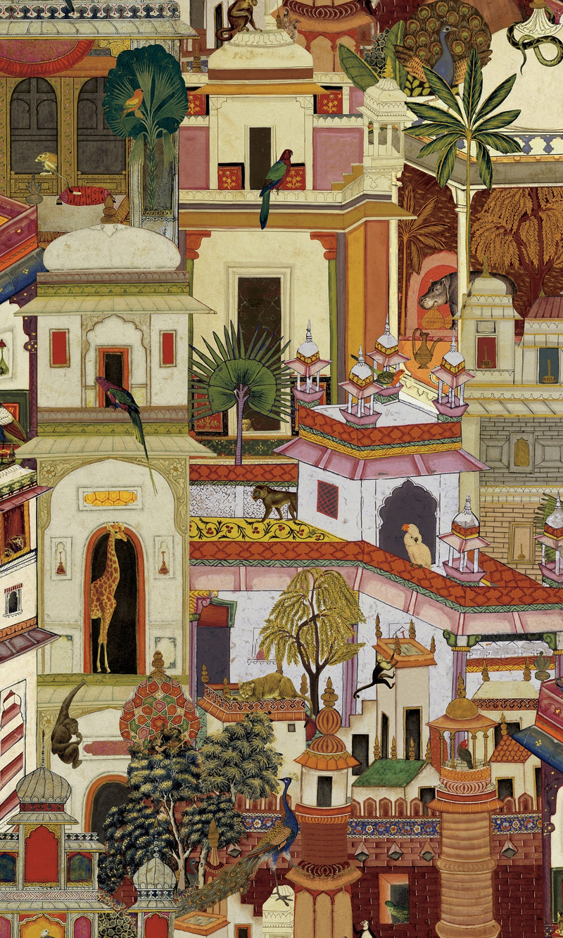 Xanadu Civita Multi-Color  Wallpaper 91551