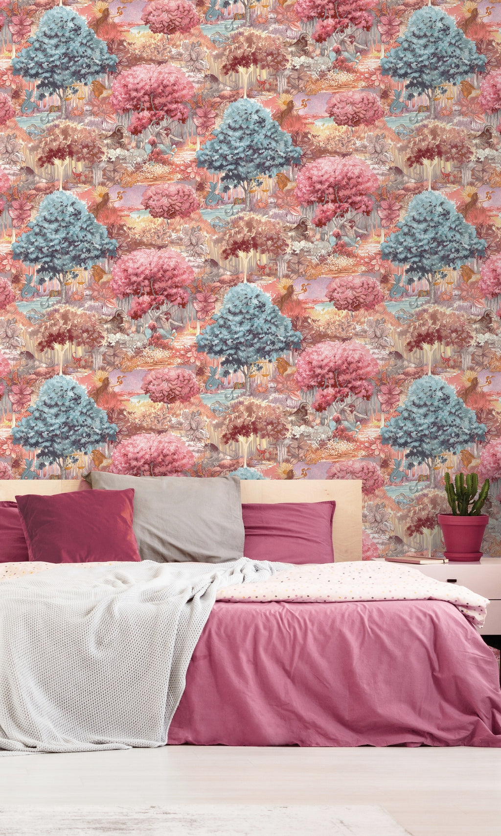 Xanadu Zodiac Pink Wallpaper 91540