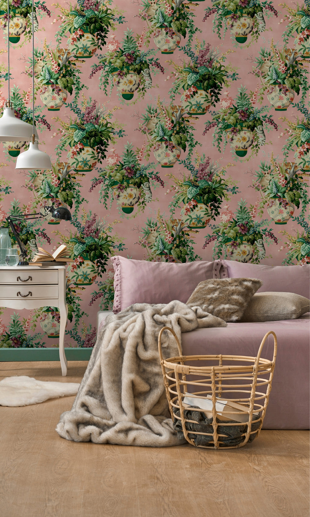 Xanadu Rivara Pink Wallpaper 91521