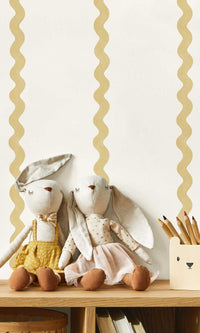 Adventure Awaits Do The Wiggle Stripe Ochre 13980