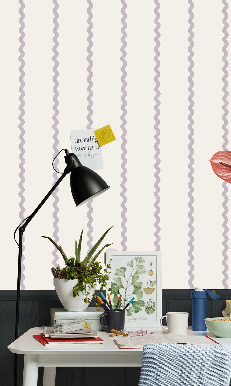 Adventure Awaits Do The Wiggle Stripe Lilac 13981