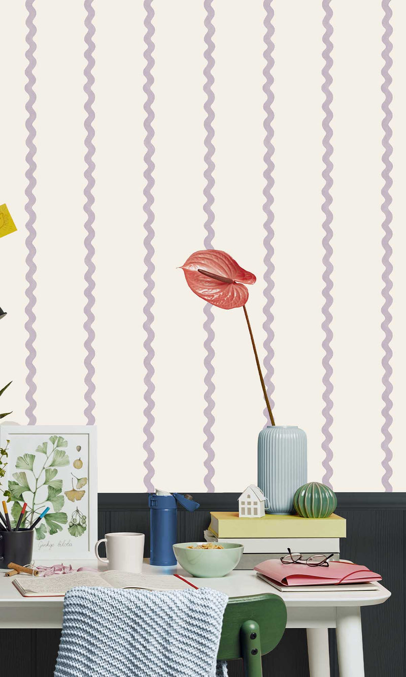 Adventure Awaits Do The Wiggle Stripe Lilac 13981