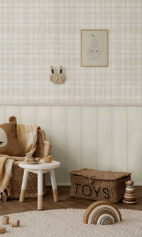 Adventure Awaits Ivy Plaid Warm Grey 14002