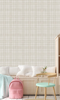 Adventure Awaits Ivy Plaid Warm Grey 14002