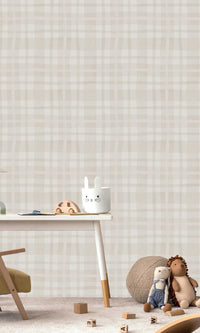 Adventure Awaits Ivy Plaid Warm Grey 14002