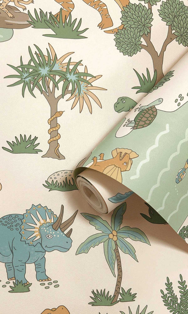 Adventure Awaits Dino Zoo Cream/Multi 14012