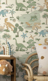 Adventure Awaits Dino Zoo Cream/Multi 14012